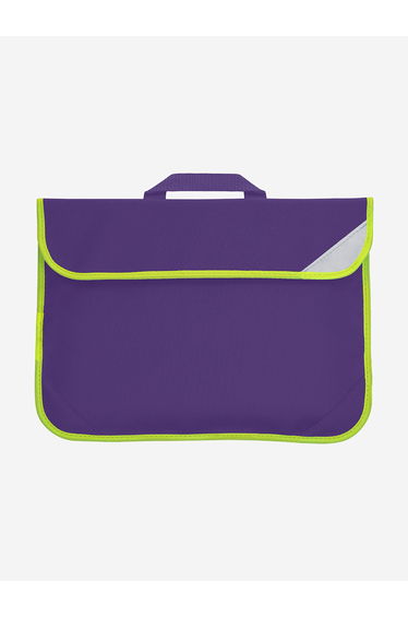 Zeco Kids School Enhanced Viz Book Bag in Purple (38cm)