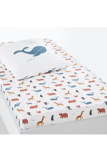 Earth Fitted Sheet in Organic Cotton