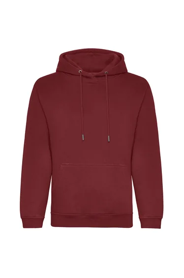 Awdis Mens Organic Hoodie - Burgundy