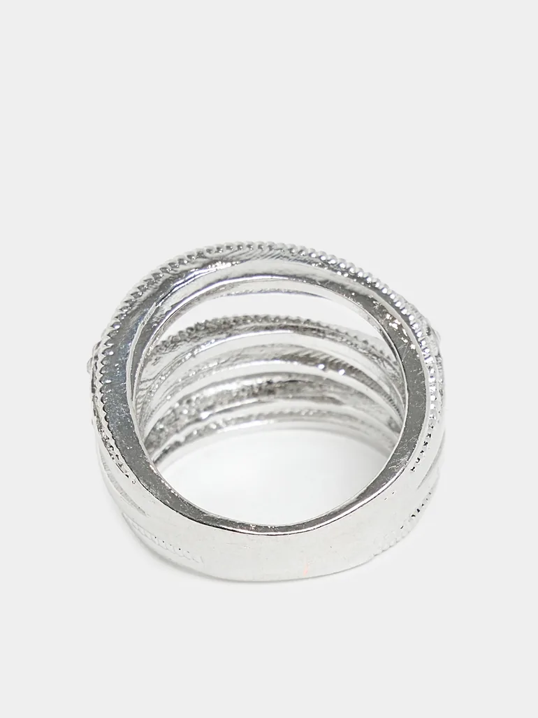 Embellished Multi Cut Ring - 2