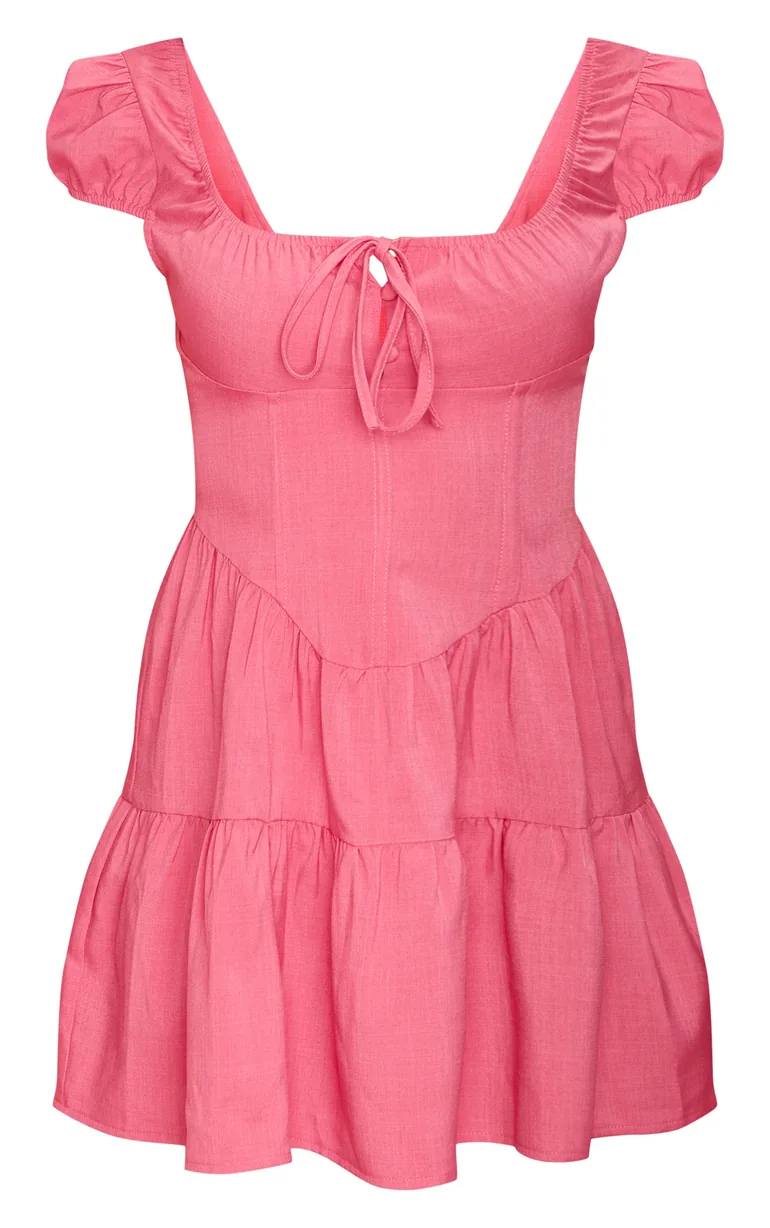 bright pink shift dress From The Heart Fuchsia Pink Shift Dress, Medium - The Mint Julep Boutique