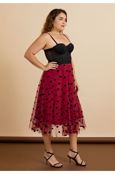 Solid Color Underwire Bustier Crop Top in Black