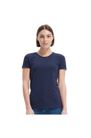 SOLS Womens/Ladies Millenium Stretch T-Shirt - French Navy