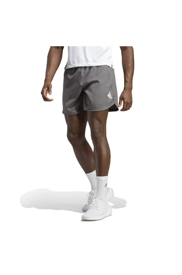 شوررت سايكلينج اديداس رمادي بقصة مستقيمة