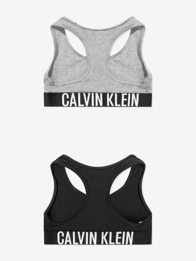 Calvin Klein Girls 2 Pack Bralette Set in Multicolour - 1