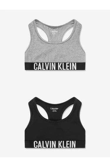 Calvin Klein Girls 2 Pack Bralette Set in Multicolour