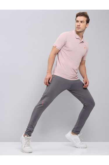Mid Rise Solid Slim Fit Trackpants