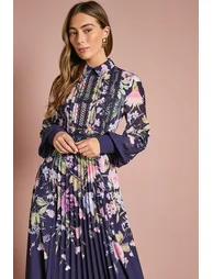 فستان قميص بطبعة - 1