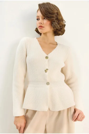 كارديغان بيانكو لوتشي بيج بأكمام طويلة