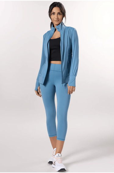 Freestyle Cropped Legging - CORE BLUE