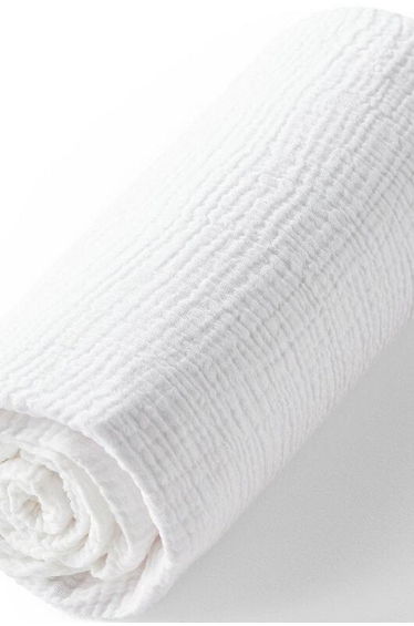 Yafa Organic Cotton Muslin Fitted Sheet