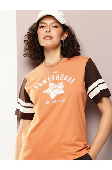 Women Oversized Printed T-Shirt