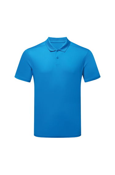 TriDri Mens Ion-Charge Panelled Polo Shirt - Sapphire