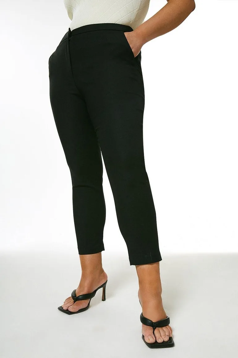 Curve Cotton Sateen Trouser - 1