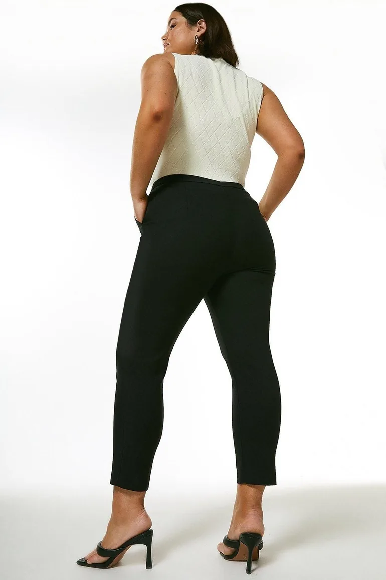 Curve Cotton Sateen Trouser - 2