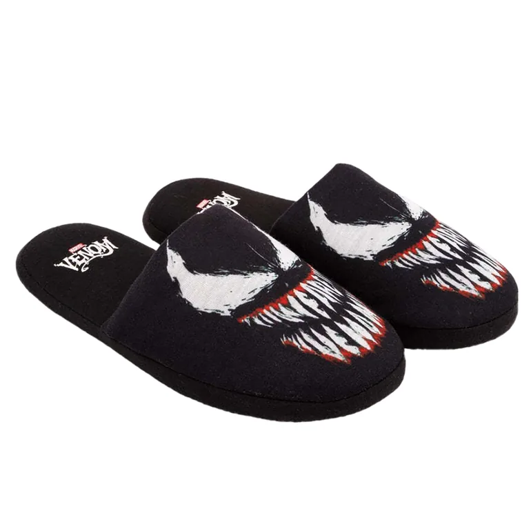 Marvel Mens Venom Slippers - Black - 3