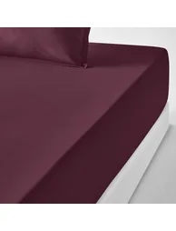 35cm 100% Cotton Percale 200 Thread Count Fitted Sheet