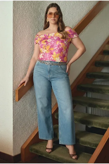 Multicolor Carmen Collar Bodycon Stretchy Crop Knitted Madonna Collar Blouse