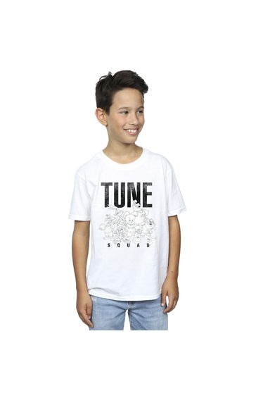Space Jam: A New Legacy Boys Tune Squad Group T-Shirt - White