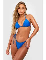 Essentials Tie Side Bikini Brief - electric blue - 1