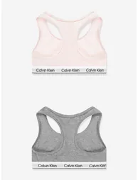 Calvin Klein Girls 2 Pack Bralette Set in Multicolour - 1