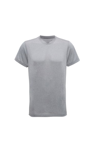 Tri Dri Mens Short Sleeve Lightweight Fitness T-Shirt - Silver Melange