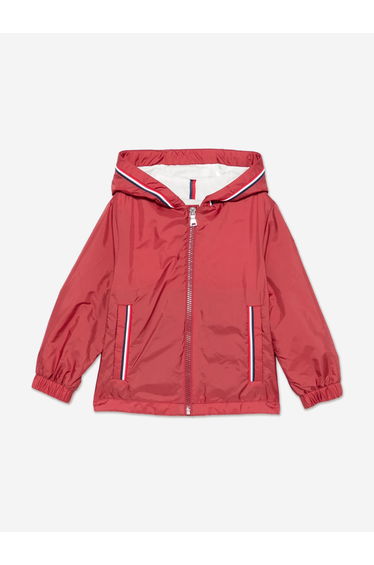 Moncler Enfant Boys Granduc Jacket in Red