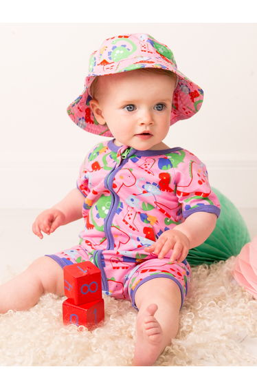 Bright Dino Summer Hat