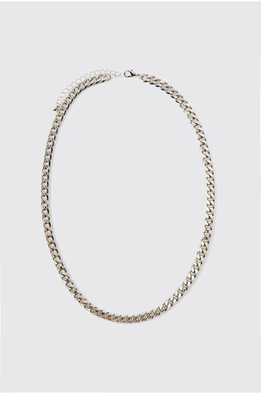 Silver Chain Necklace - silver