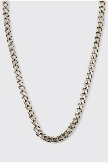 Silver Chain Necklace - silver