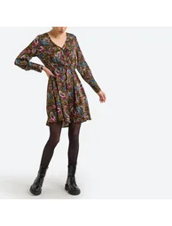 Paisley Print Mini Dress - 3