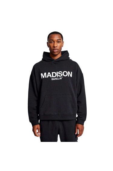 Madison Barclay Mens Oversized Hoodie - Black