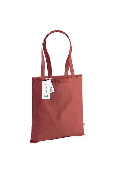 Westford Mill EarthAware Organic Shopper Bag - Orange Rust