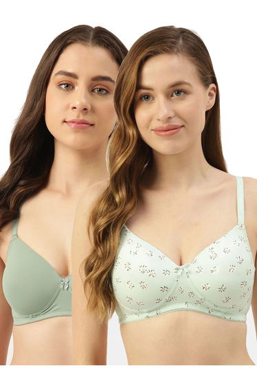 Pack of 2 - Padded Non-Wired T-Shirt Bra