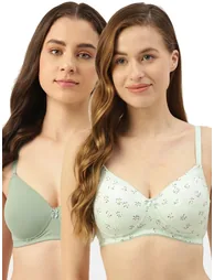 Pack of 2 - Padded Non-Wired T-Shirt Bra