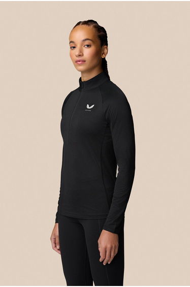 Adapt Performance ½ Zip Long Sleeve Top Black