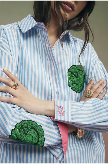 قميص ريفر آيلاند متعدد الالوان بأكمام طويلة