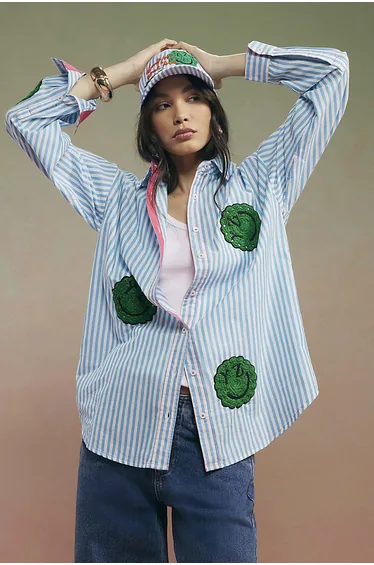 قميص ريفر آيلاند متعدد الالوان بأكمام طويلة