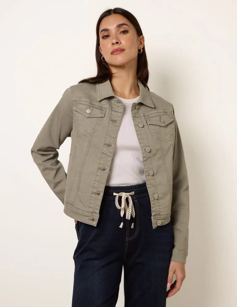 Stretch Denim Jacket