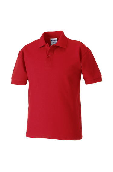 Jerzees Schoolgear Childrens 65/35 Pique Polo Shirt - Classic Red