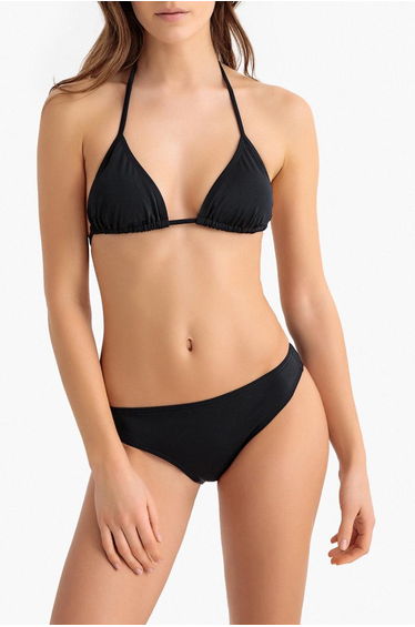 La Redoute Collections Black Bikini Top