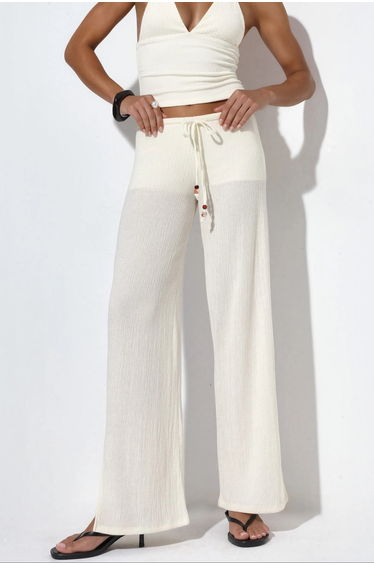 BUSEM Women's Straight-leg Crepe Trousers