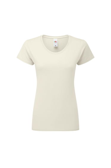 Fruit Of The Loom Womens/Ladies Ringspun Premium T-Shirt - Natural
