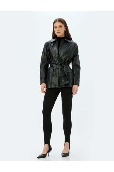 Füzo Leggings Standard Waist Narrow Pattern