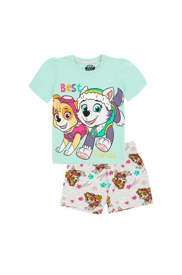 Paw Patrol Childrens/Kids Skye & Everest Short Pyjama Set