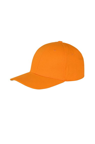 Result Unisex Core Memphis 6 Panel Baseball Cap (Pack of 2) - Orange