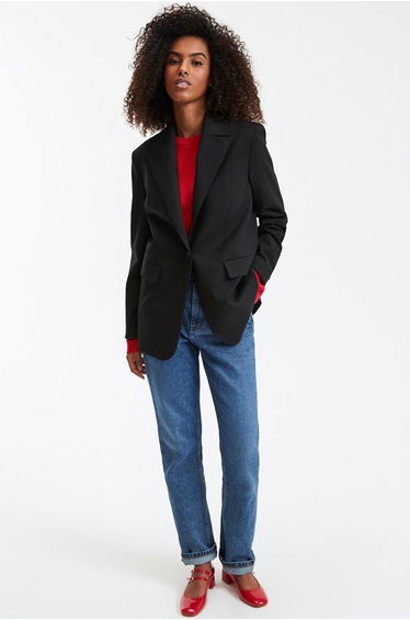 Signatures Lise Oversize Blazer in Wool Mix