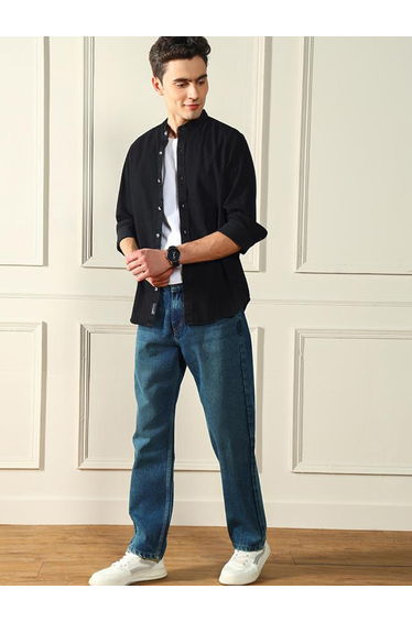 Mid Rise Relaxed Fit Low Fade Jeans
