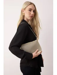 Gold Chain Detailed Women's Mini Shoulder Bag