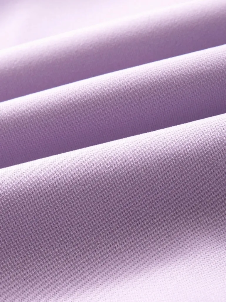 فستان فيمي9 بنفسجي ماكسي بقصة مستقيمة مزين بالخرز بأكمام طويلة - 4